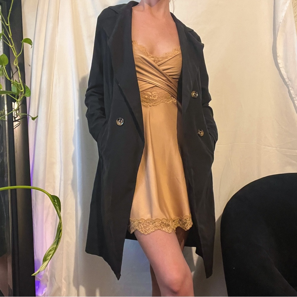 Double Breasted Pocket Side Coat - image 2